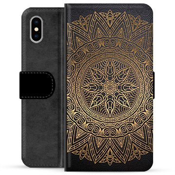 iPhone X / iPhone XS Premium Wallet Case - Mandala