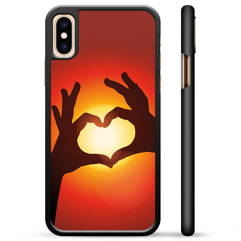 iPhone XS Max Protective Cover Heart Silhouette