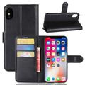 iPhone X Wallet Case with Stand Feature - Black