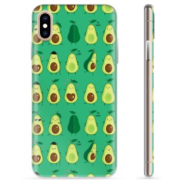 iPhone X / iPhone XS TPU Case - Avocado Pattern