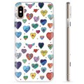 iPhone X / iPhone XS TPU Case - Hearts