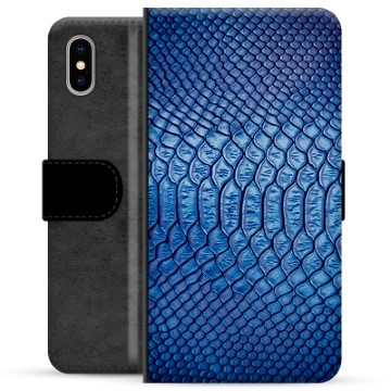 iPhone X / iPhone XS Premium Wallet Case - Leather