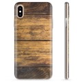 iPhone X / iPhone XS TPU Case - Wood