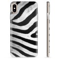 iPhone X / iPhone XS TPU Case - Zebra