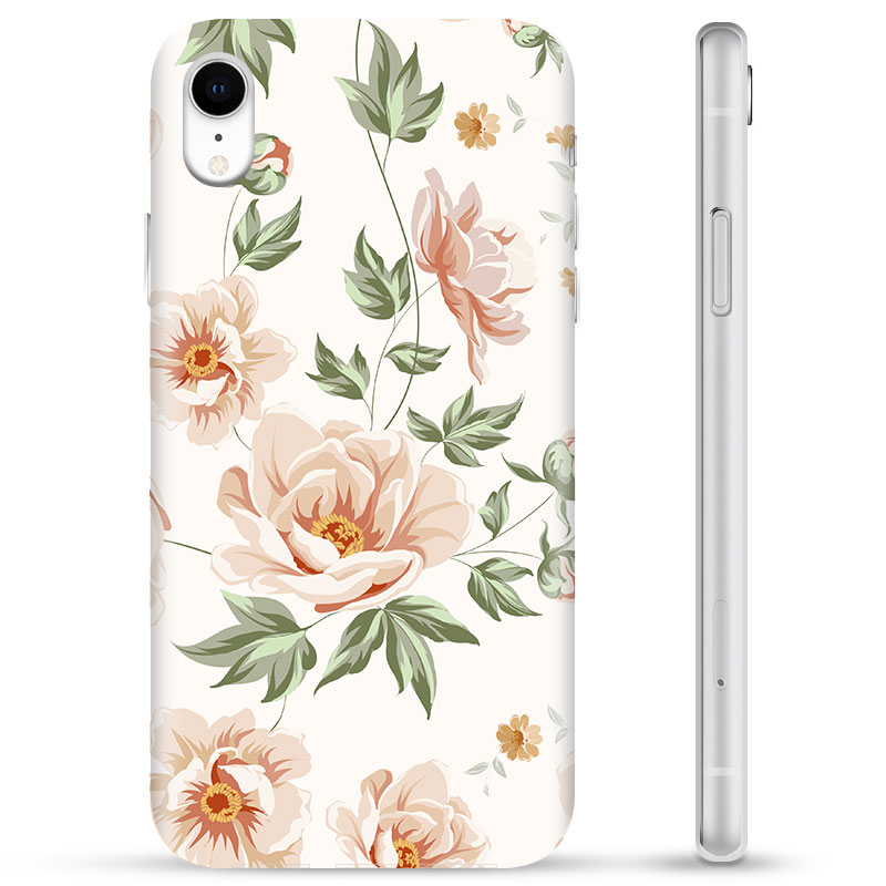 iPhone XR TPU Case Floral