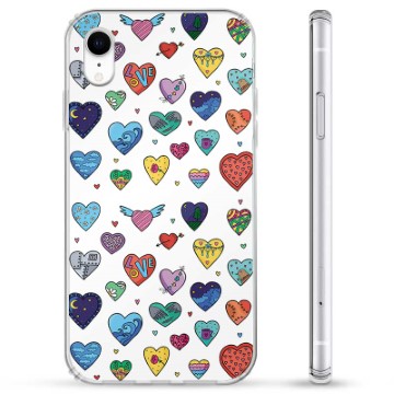 iPhone XR Hybrid Case - Hearts