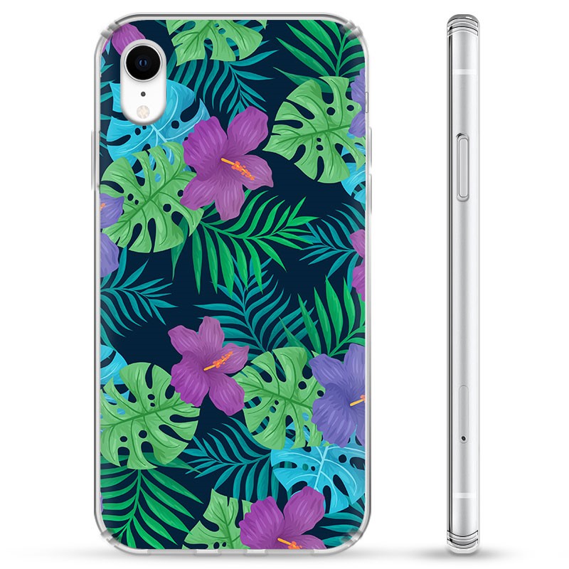 iPhone XR Hybrid Case Tropical Flower