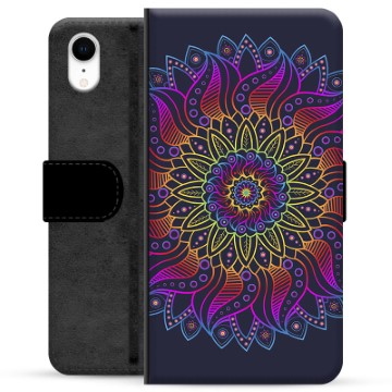 iPhone XR Premium Wallet Case - Colorful Mandala