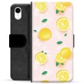 iPhone XR Premium Wallet Case - Lemon Pattern