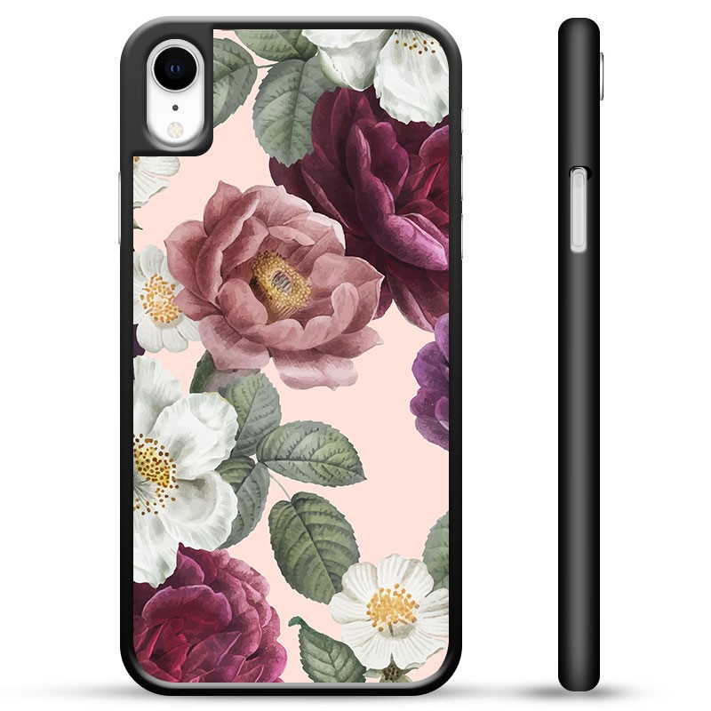 iPhone XR Protective Cover Romantic Flowers