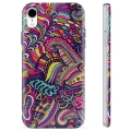 iPhone XR TPU Case - Abstract Flowers