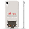 iPhone XR TPU Case - Angry Cat