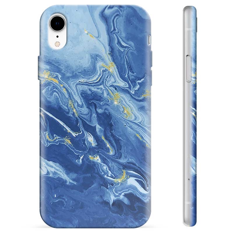 iPhone XR TPU Case Colorful Marble