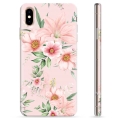 iPhone XS Max TPU Case - Watercolor Flowers