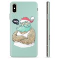 iPhone X / iPhone XS TPU Case - Modern Santa