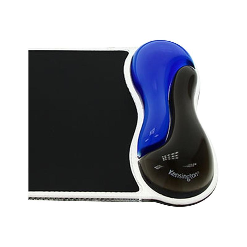 Kensington Duo Gel Mouse Pad & Wrist Rest Blue / Black