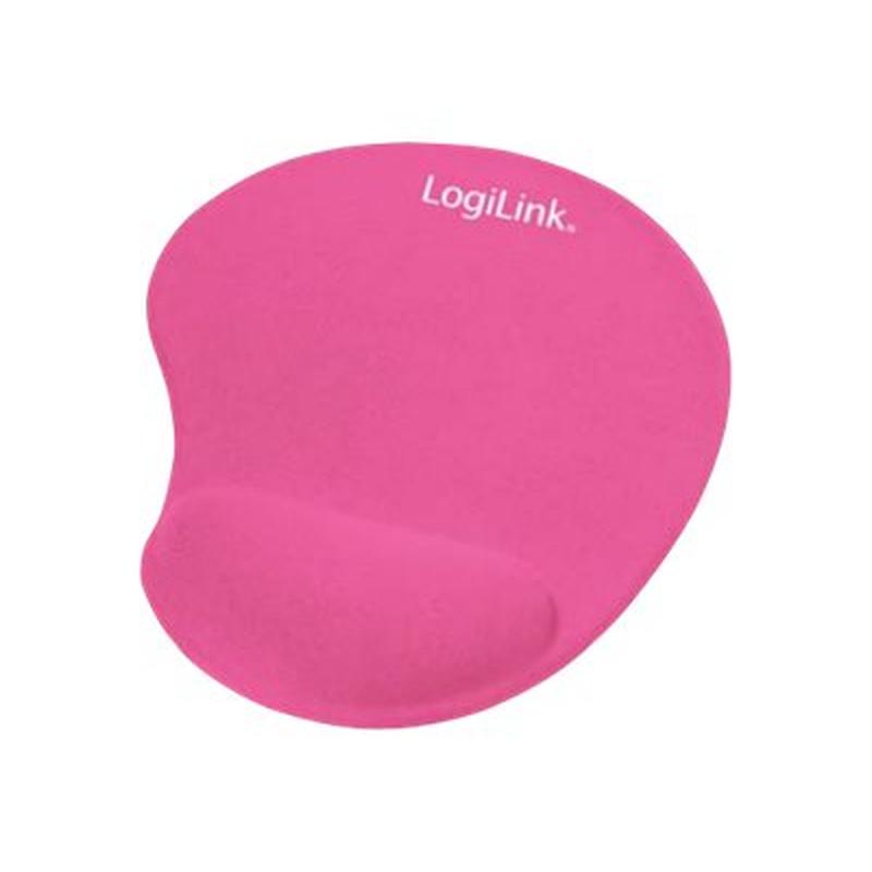 LogiLink ID0027P GEL Mouse Pad with Wrist Rest Pink