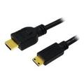 LogiLink CH0022 HDMI to Mini HDMI Cable with Ethernet - 1.5m - Black