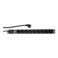 LogiLink PDU9C02 9-Plug Power Cord 16A - 19" - Black