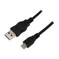 LogiLink CU0057 USB 2.0 male to Micro-USB male - 60cm - Black