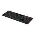 Logitech K750 Wireless Solar Keyboard - Nordic Layout - Black