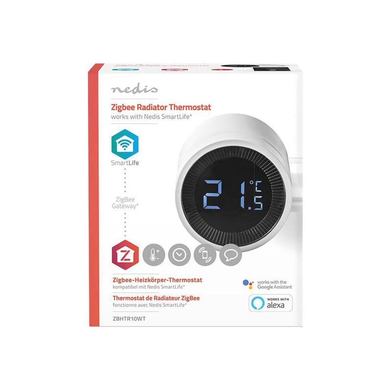 Nedis ZBHTR10WT Radiator Thermostat White