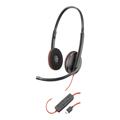 Poly Plantronics Blackwire C3220 Cabling Headset - Black
