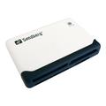 Sandberg USB 2.0 Multi Card Reader - Black / White