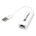 Sandberg USB 2.0 to Network Converter - 100Mbps - White