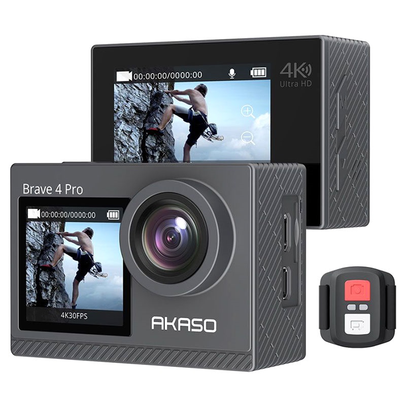 Akaso Brave 4 Pro Dual Screens and 4K UHD Action Camera