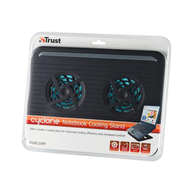 Trust Cyclone Notebook Cooling Stand Black