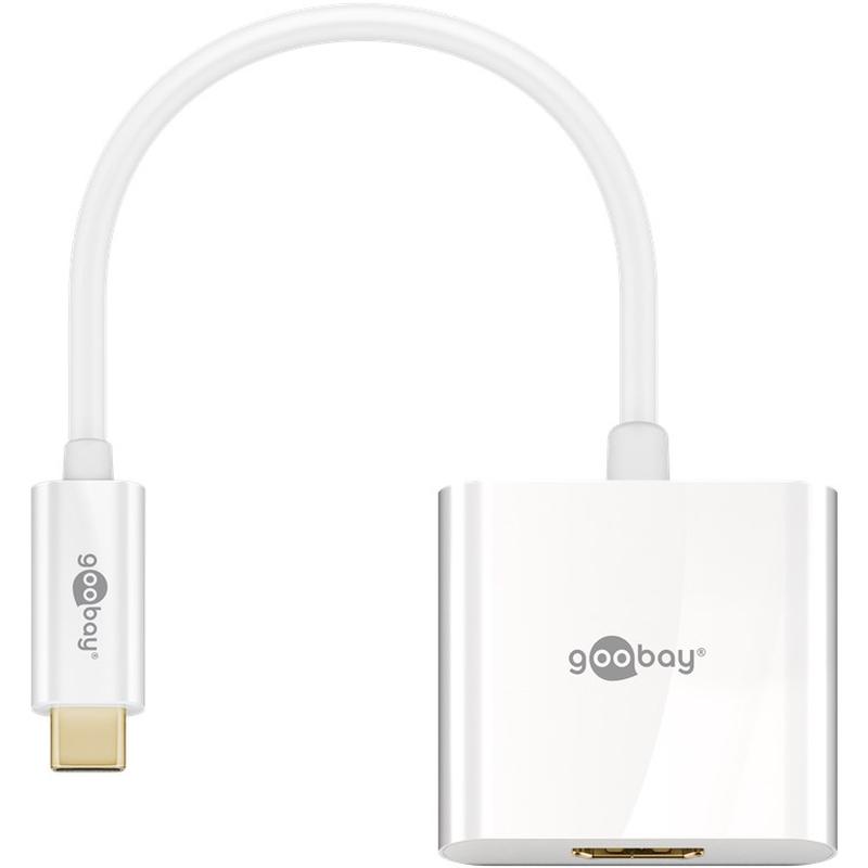 Goobay USBC to HDMI Adapter Cable White