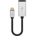 Goobay USB-C to HDMI Adapter Cable - Black / White