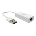 Vision SuperSpeed USB 3.0 / Ethernet Adapter - White