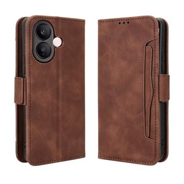 vivo V60 Lite Cardholder Wallet Case - Brown