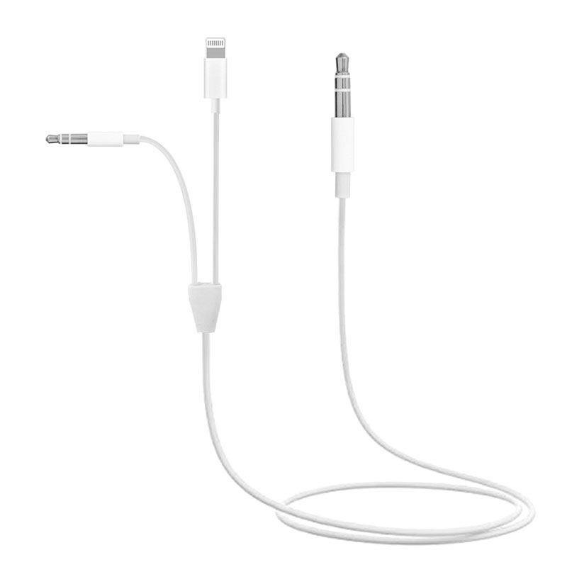 Monoprice 1-Foot Audio Cable for iPad and Smartphones 601030 2 Pack 