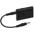 2-in-1 TX/RX Bluetooth Audio Transmitter & Receiver - Black