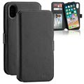 3Sixt NeoWallet 2-in-1 iPhone XR Leather Case - Black