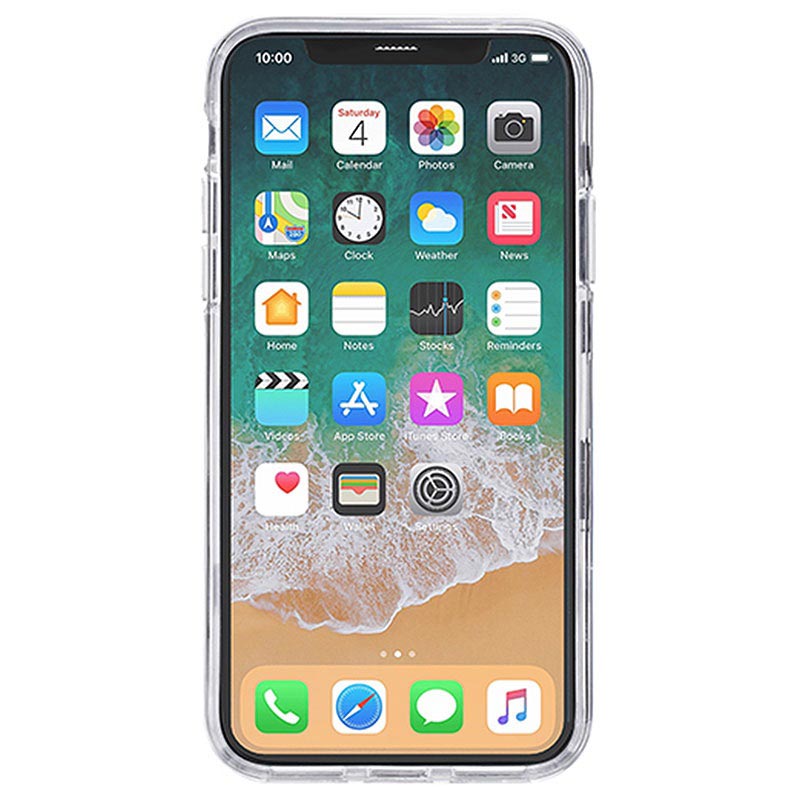 3Sixt Pure Flex iPhone XS Protective Case - Transparent