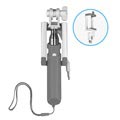 4smarts Basic Universal Wired Selfie Stick - Grey / White