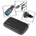 4smarts Travel Car Set - Car Charger, Car Holder, ComboCord Cable