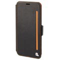 iPhone 7 Plus / iPhone 8 Plus 4smarts Two-Tone Flip Case - Black / Orange