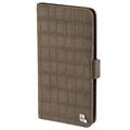 4smarts UltiMAG Book Norwalk Universal Wallet Case - 5.8" - Croco Brown