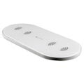4smarts VoltBeam All In Dual Qi Wireless Charger - 2 x 5W - White
