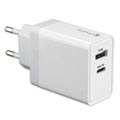 4smarts VoltPlug Wall Charger - USB-C PD, USB-A - 30W