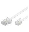 RJ11-RJ45 Telephone Cable - 10m - White