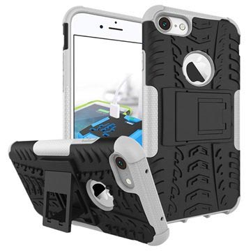 iPhone 7/8/SE (2020)/SE (2022) Anti-Slip Hybrid Case - Black / White