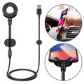 Baseus 3-in-1 Lightning Cable / Holder - iPhone X/XS max/8 Plus/7 Plus