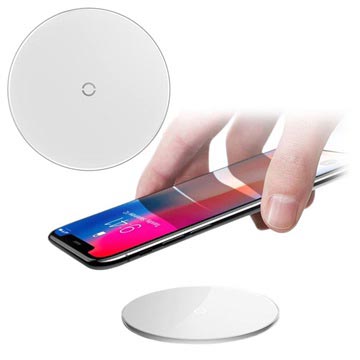 Baseus Simple Ultra-Thin Qi Wireless Charger - 10W - White