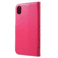 Butterfly Series iPhone XR Wallet Case - Hot Pink